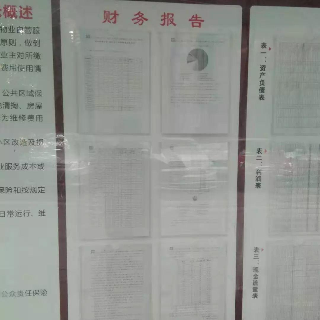 共和世家2019年上半年物业收支分析